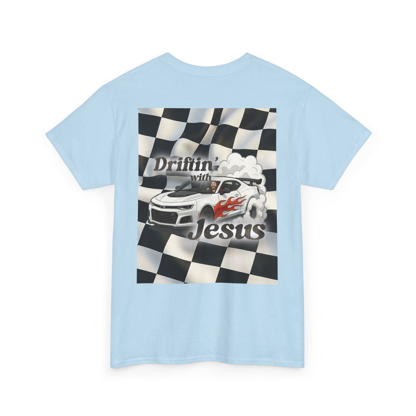 Driftin' With Jesus T-Shirt — Christian Car Racing Tee