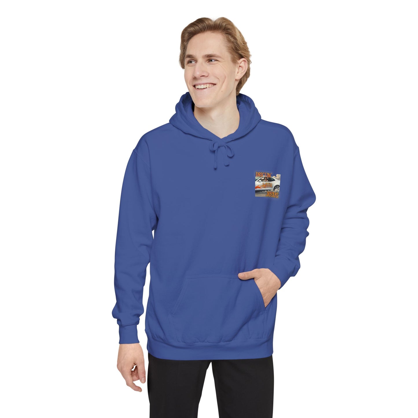 Drifting with jesus Hoodie — racing Graphic