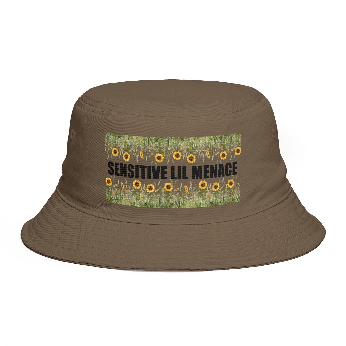 Sensitive Lil Menace Sunflower Bucket Hat