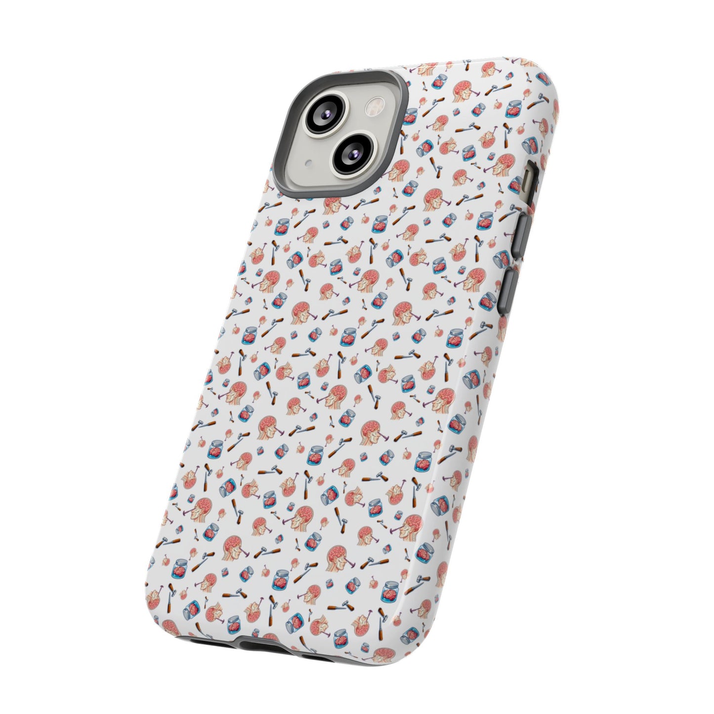 Lobotomy design Tough Phone Case – Durable Protective Cover with lobotomy Pattern