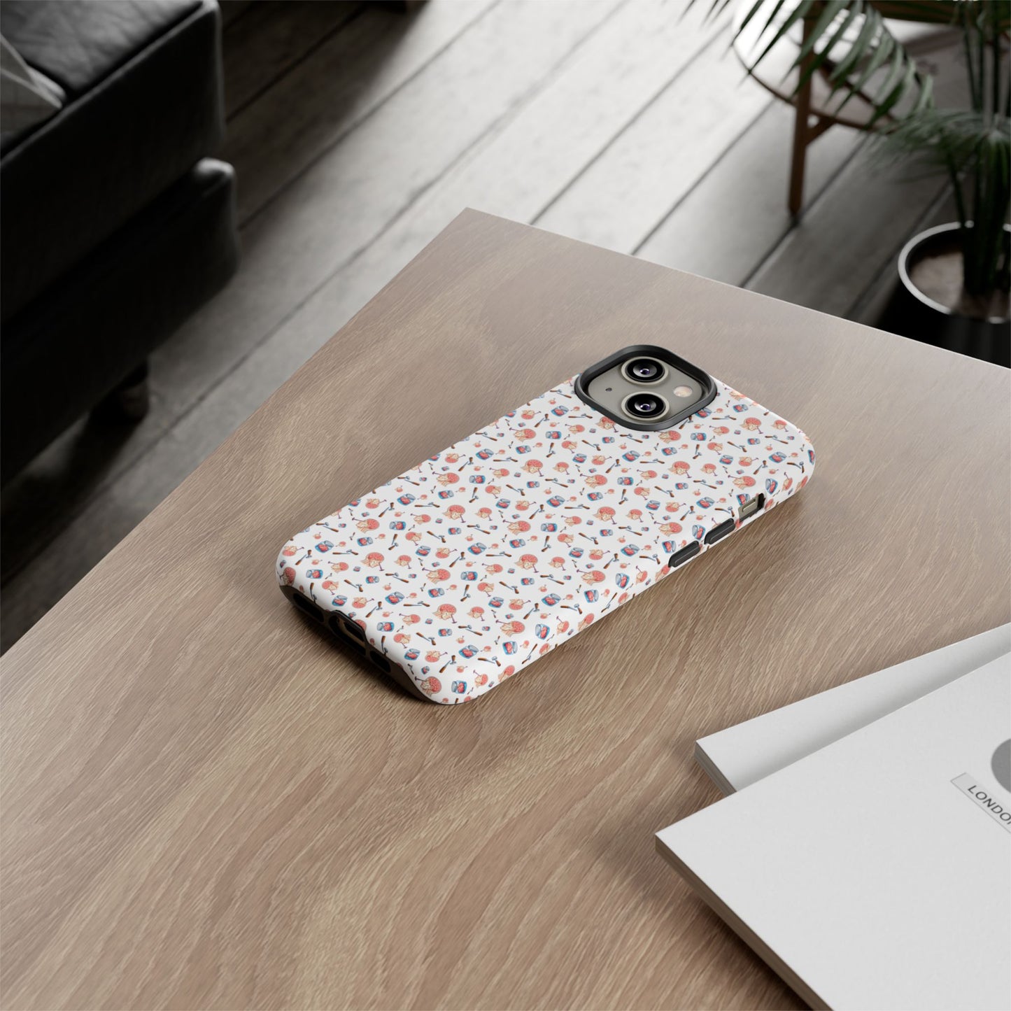 Lobotomy design Tough Phone Case – Durable Protective Cover with lobotomy Pattern