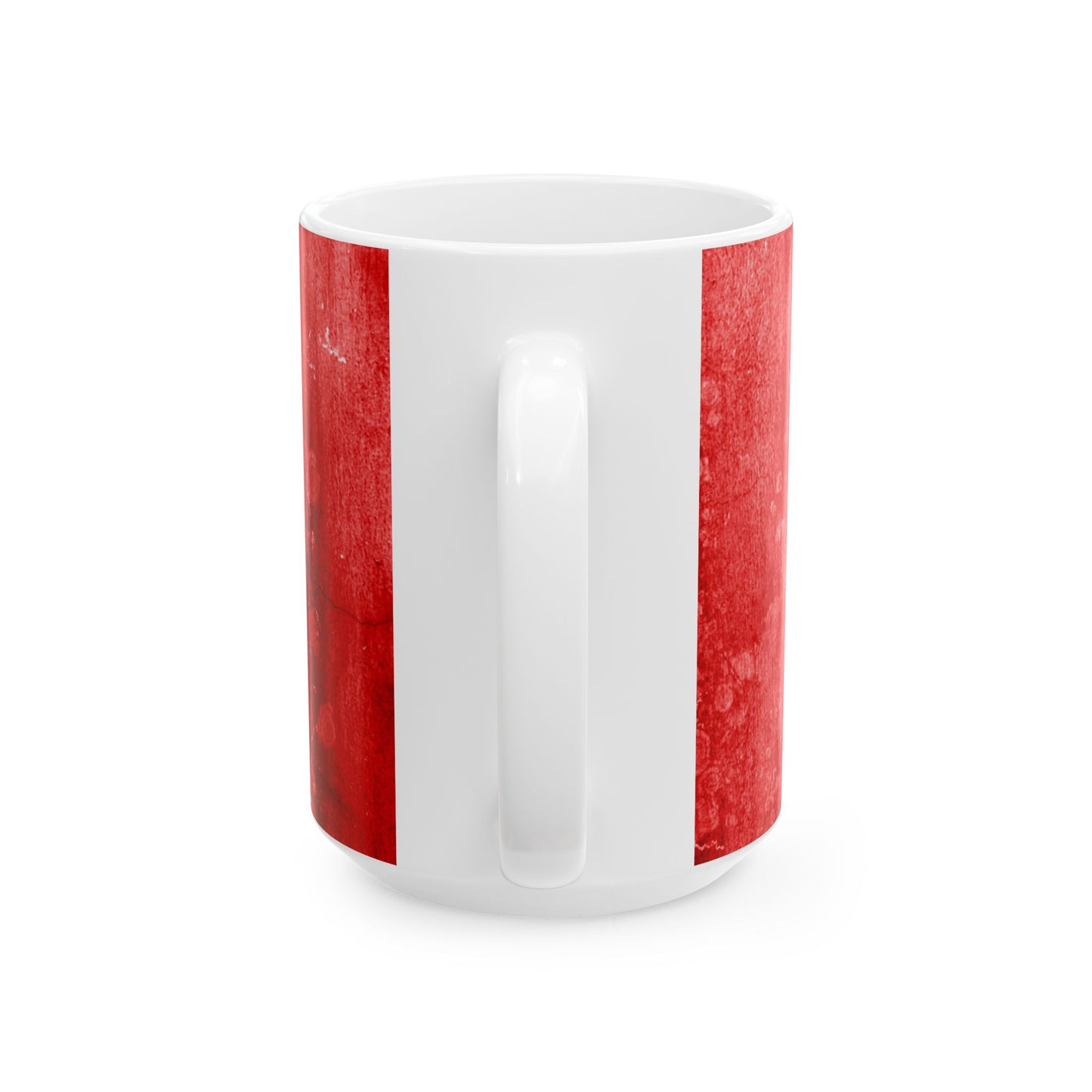 Horror Movies & Chill Ceramic Mug — Blood-Red Grunge 11oz/15oz