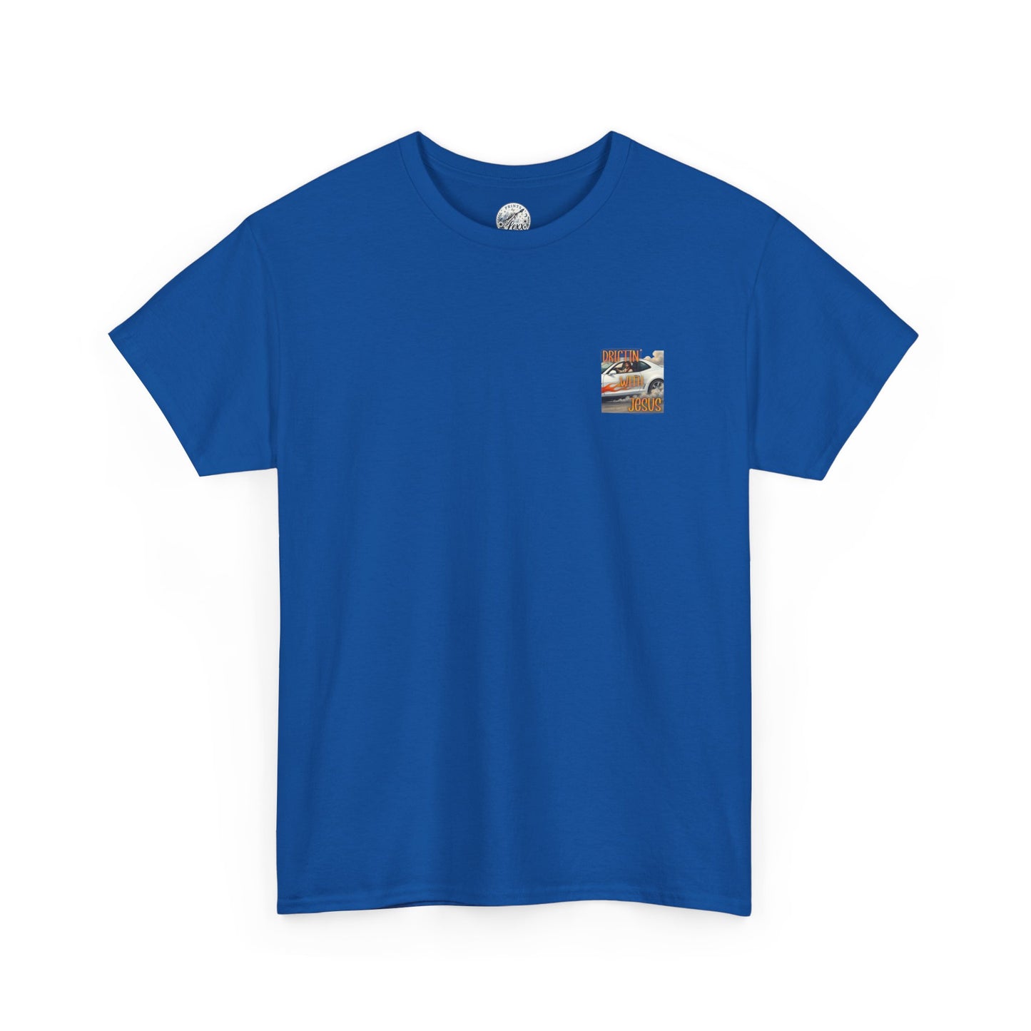 Driftin' With Jesus T-Shirt — Vintage Car Faith Graphic Tee