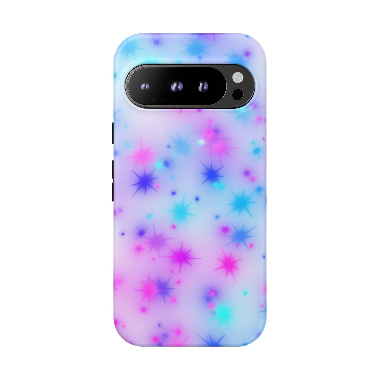 Galaxy Sparkle Tough Phone Case - Pastel Starburst Protective Cover