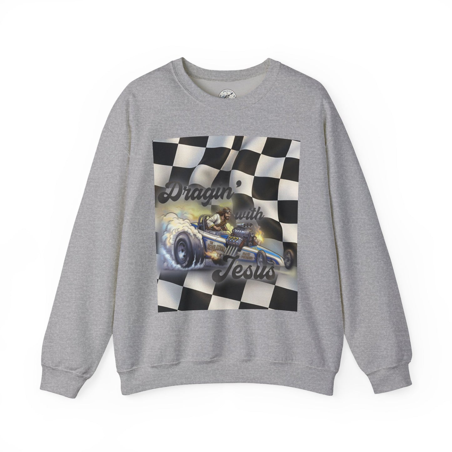 Dragon with Jesus Unisex Heavy Blend™ Crewneck Sweatshirt