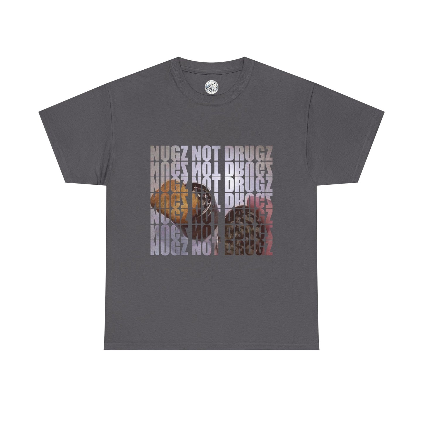 Nugz Not Drugz Graphic Tee – Retro Anti-Drug Statement Shirt