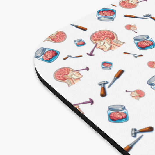 Cute lobotomy design Mouse Pad – Desk Mat