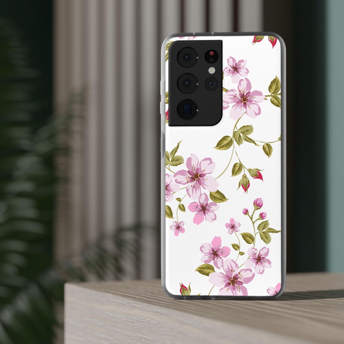 Floral Pink Blossom Phone Case — Slim Flexi Protective Case