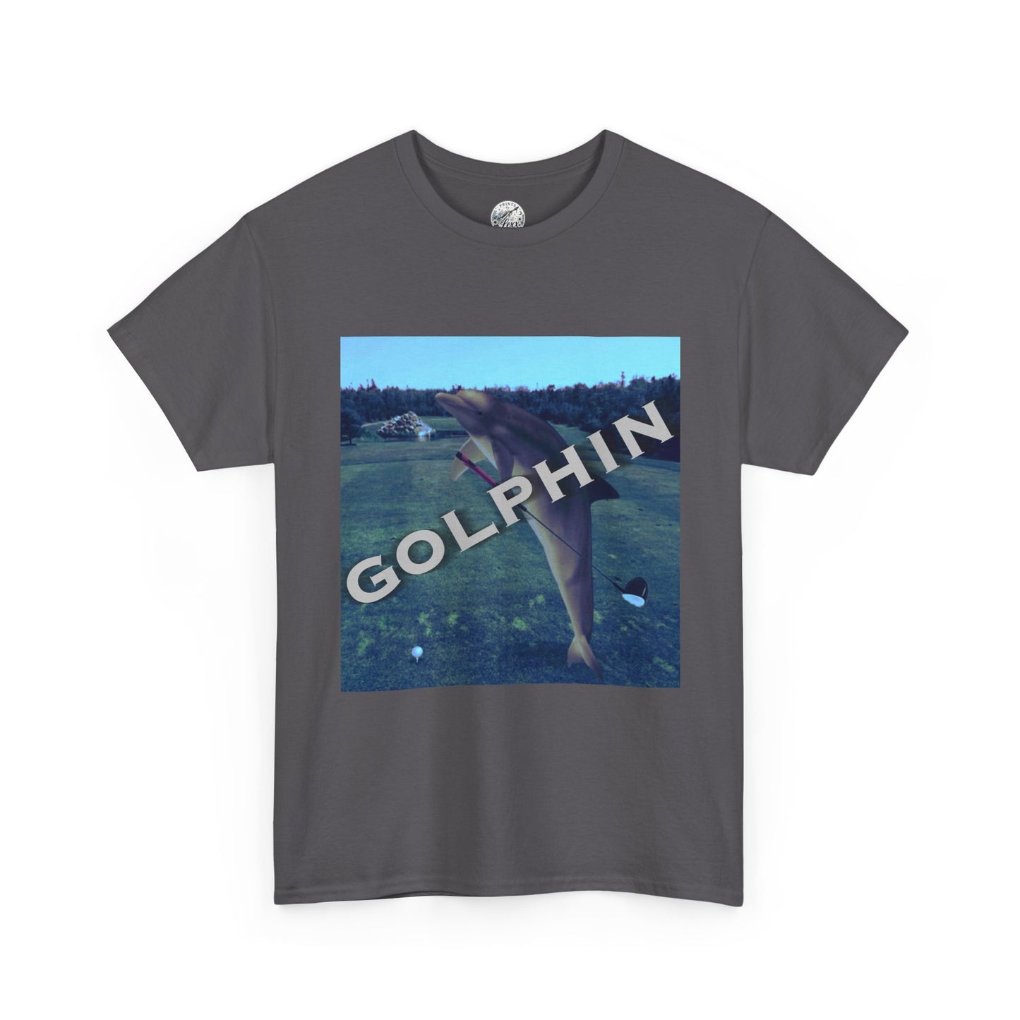 Golphin Golf Tee Shirt - Vintage Dolphin Golf Graphic Tee