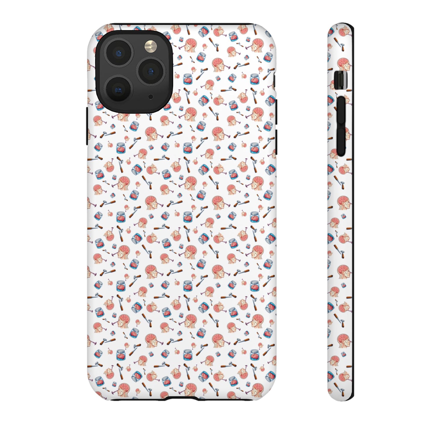 Lobotomy design Tough Phone Case – Durable Protective Cover with lobotomy Pattern