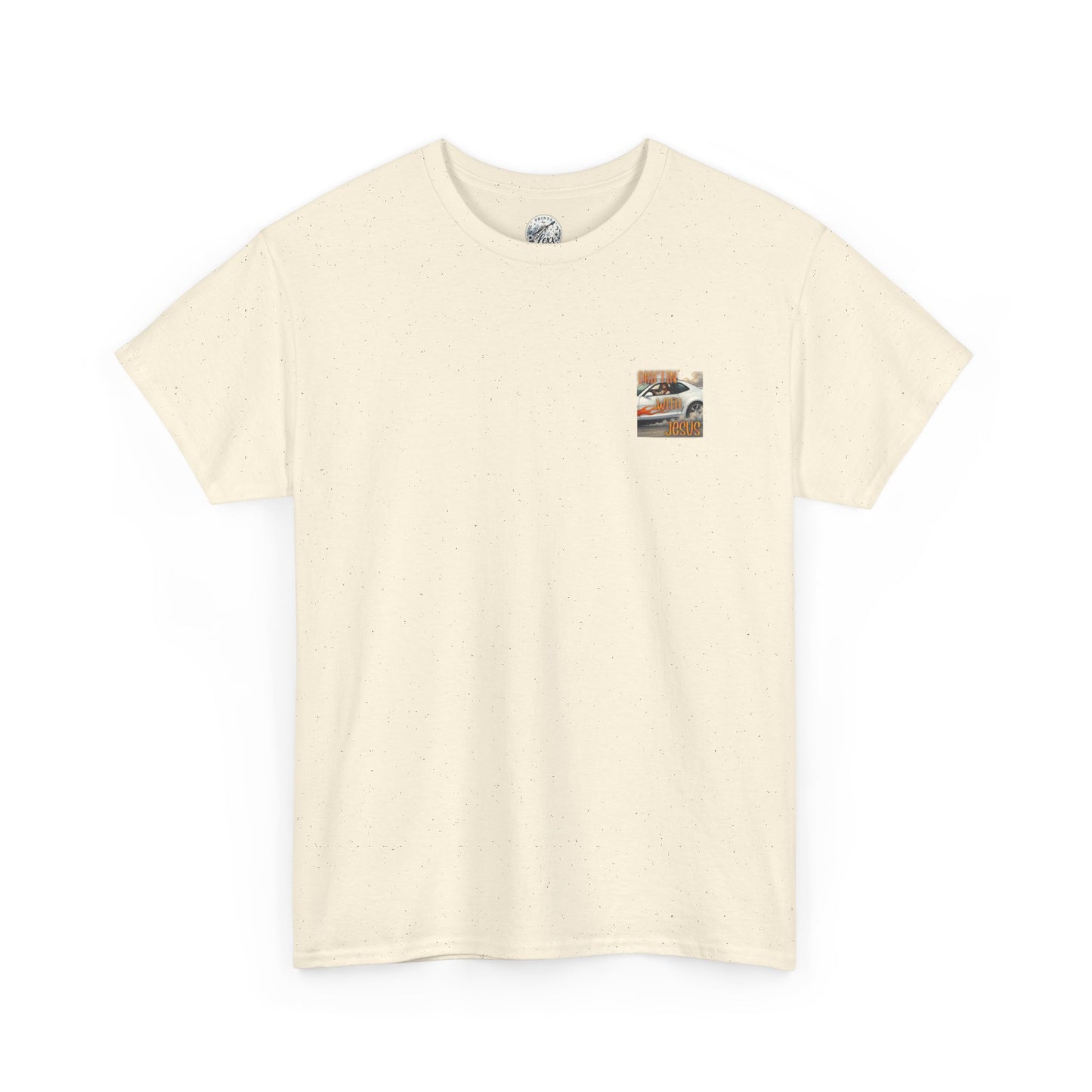 Driftin' With Jesus T-Shirt — Vintage Car Faith Graphic Tee