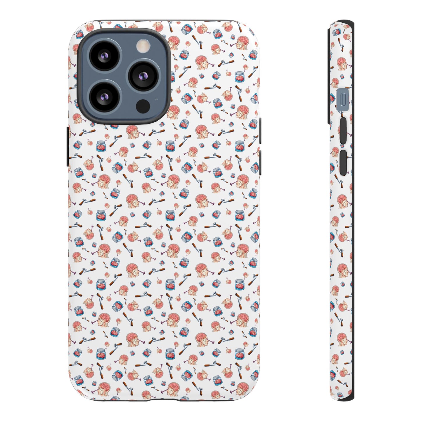 Lobotomy design Tough Phone Case – Durable Protective Cover with lobotomy Pattern