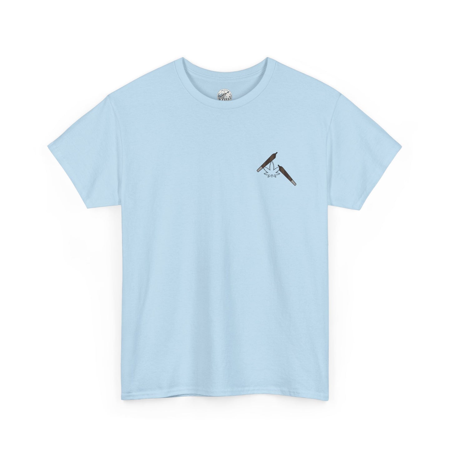 T-Shirt — "Pass joints, Not judgments" Retro Green Script Tee