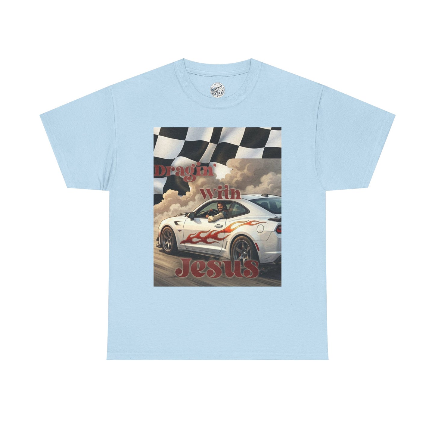 Racing With Jesus T-Shirt — Faith & Speed Graphic Tee