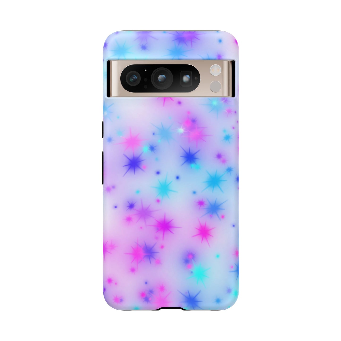 Galaxy Sparkle Tough Phone Case - Pastel Starburst Protective Cover