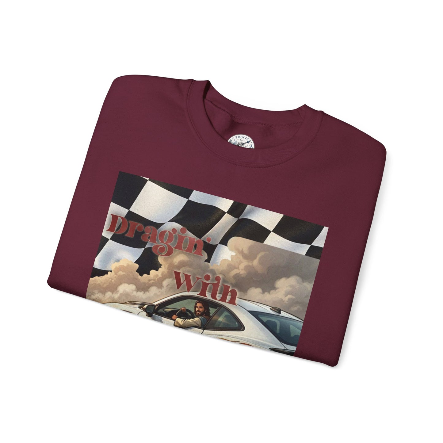 Dragin with Jesus Unisex Heavy Blend™ Crewneck Sweatshirt