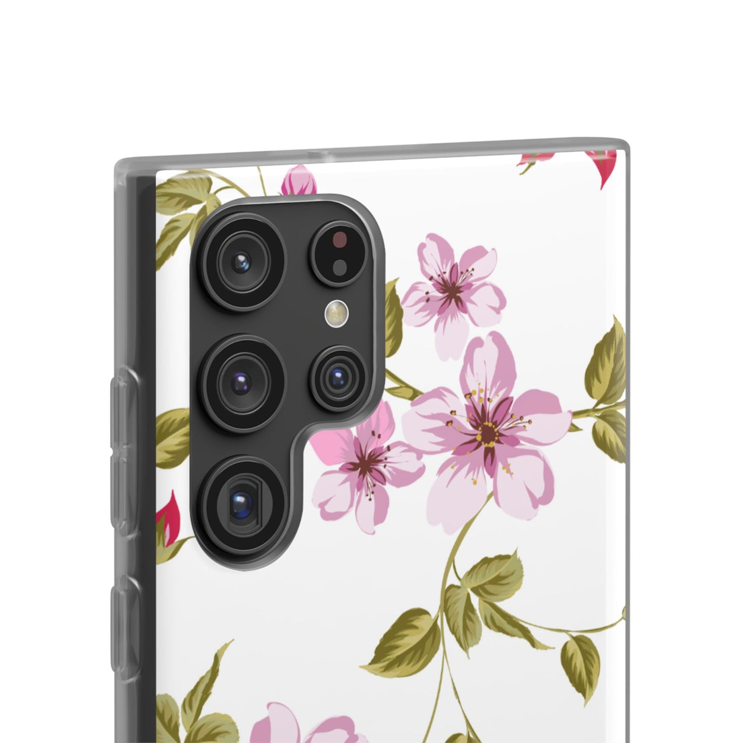 Floral Pink Blossom Phone Case — Slim Flexi Protective Case