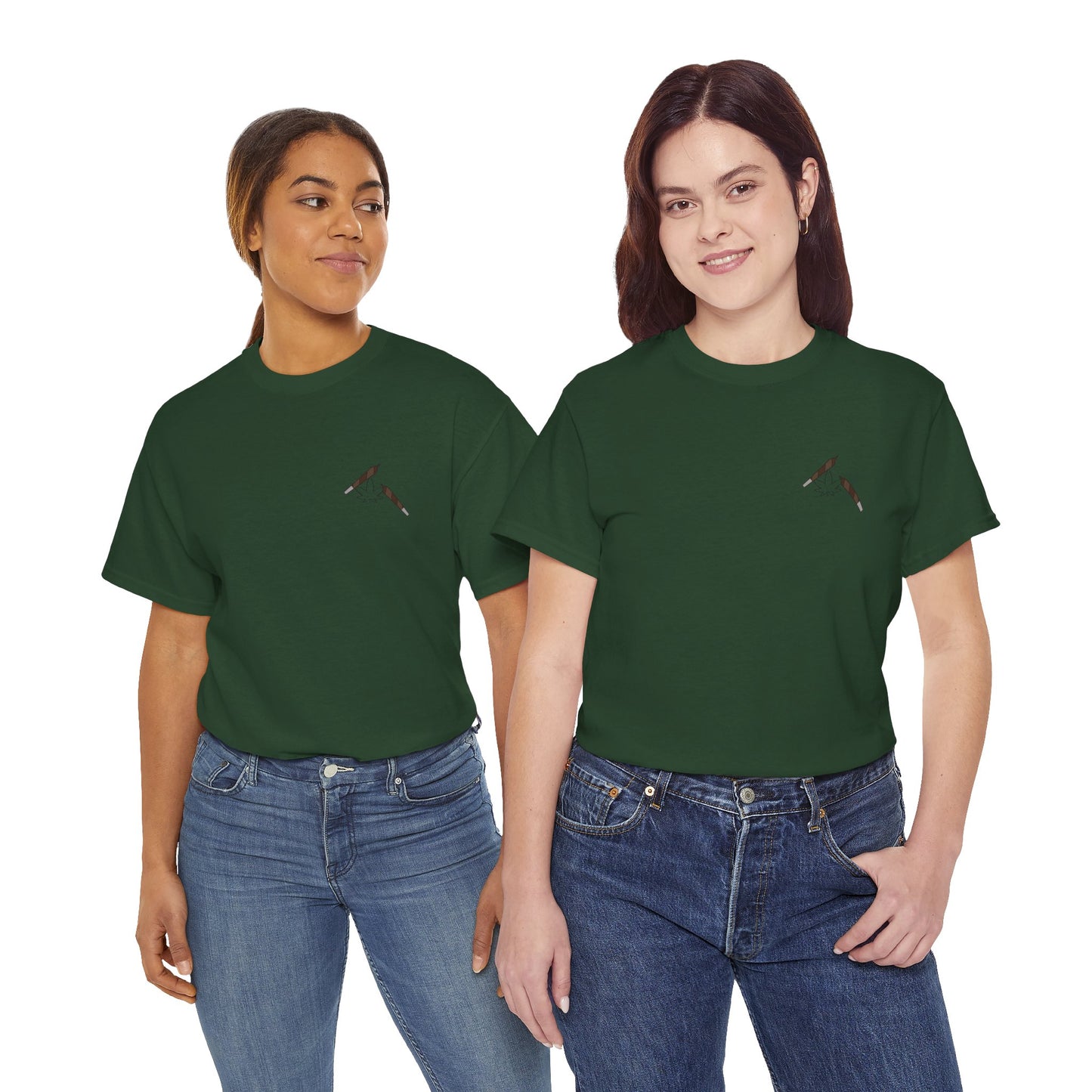 T-Shirt — "Pass joints, Not judgments" Retro Green Script Tee