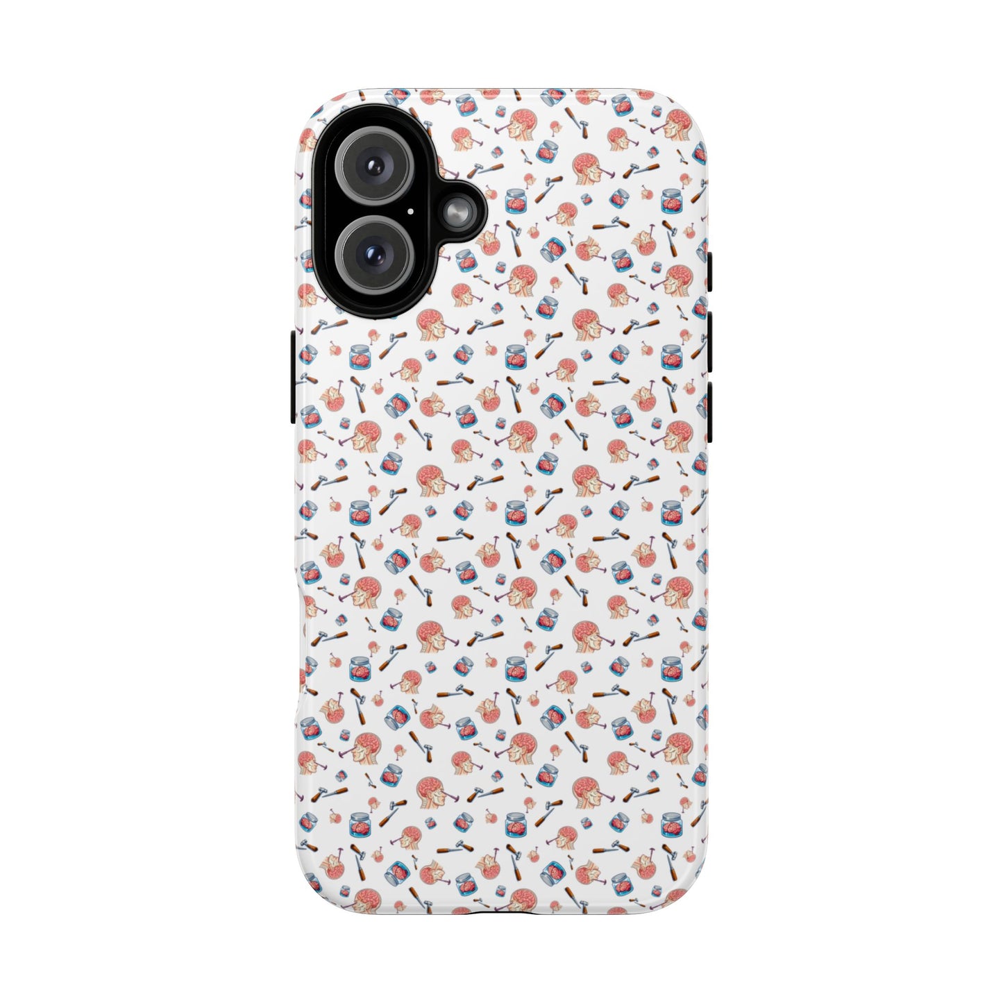 Lobotomy design Tough Phone Case – Durable Protective Cover with lobotomy Pattern