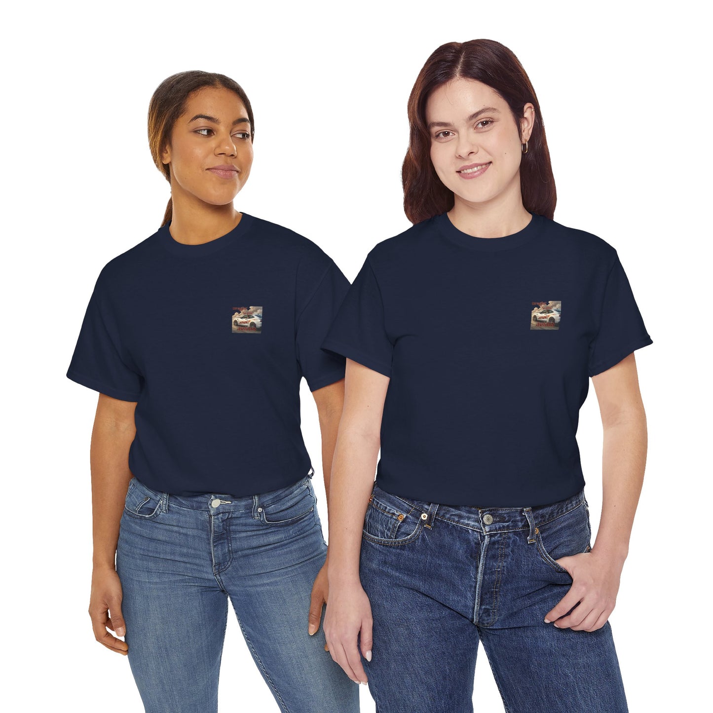 T-Shirt — "Dragin' With Jesus" Retro Racing Graphic Tee