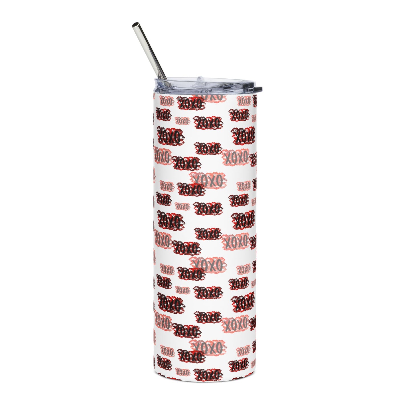 20oz Stainless Tumbler — xoxo Pattern