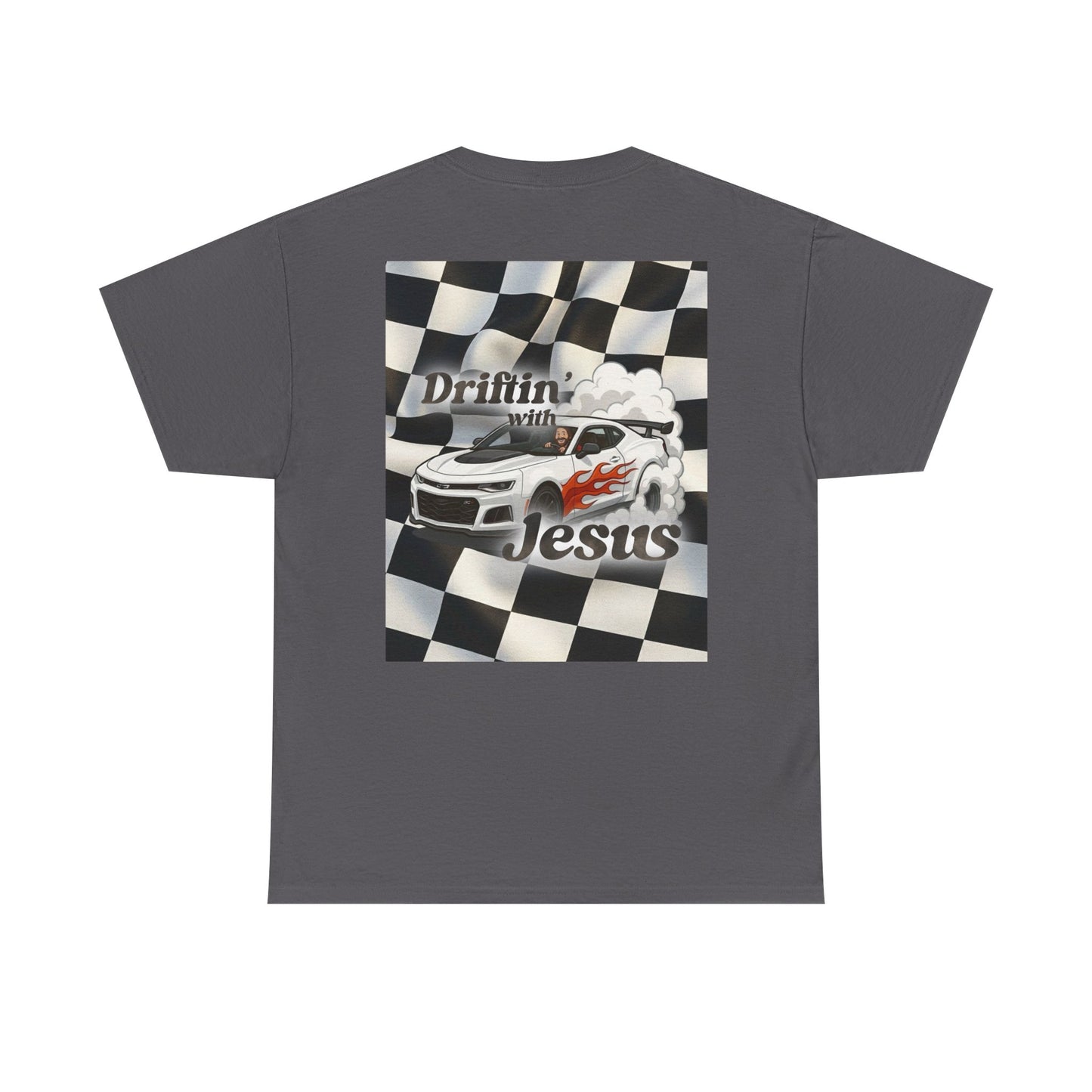 Driftin' With Jesus T-Shirt — Christian Car Racing Tee