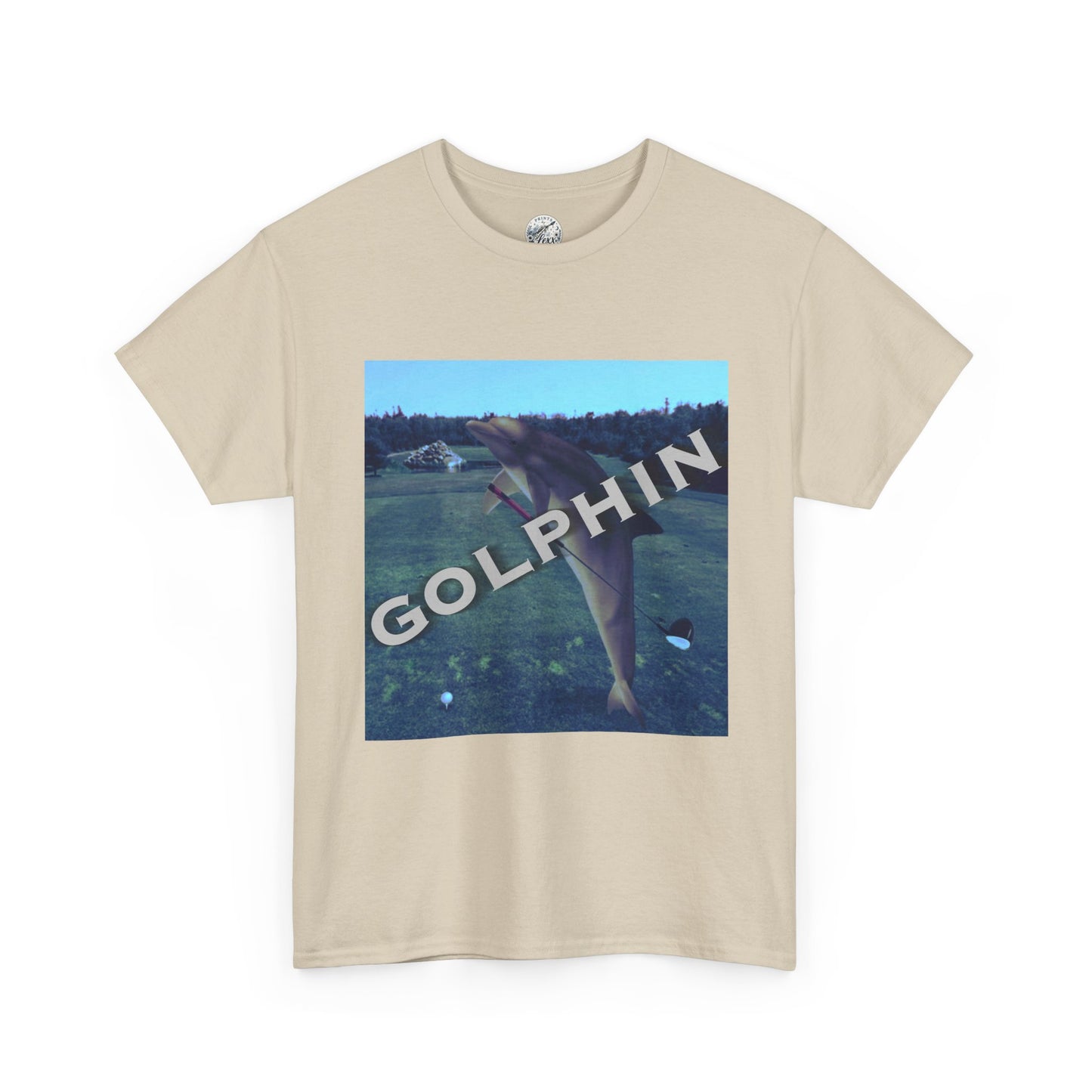 Golphin Golf Tee Shirt - Vintage Dolphin Golf Graphic Tee