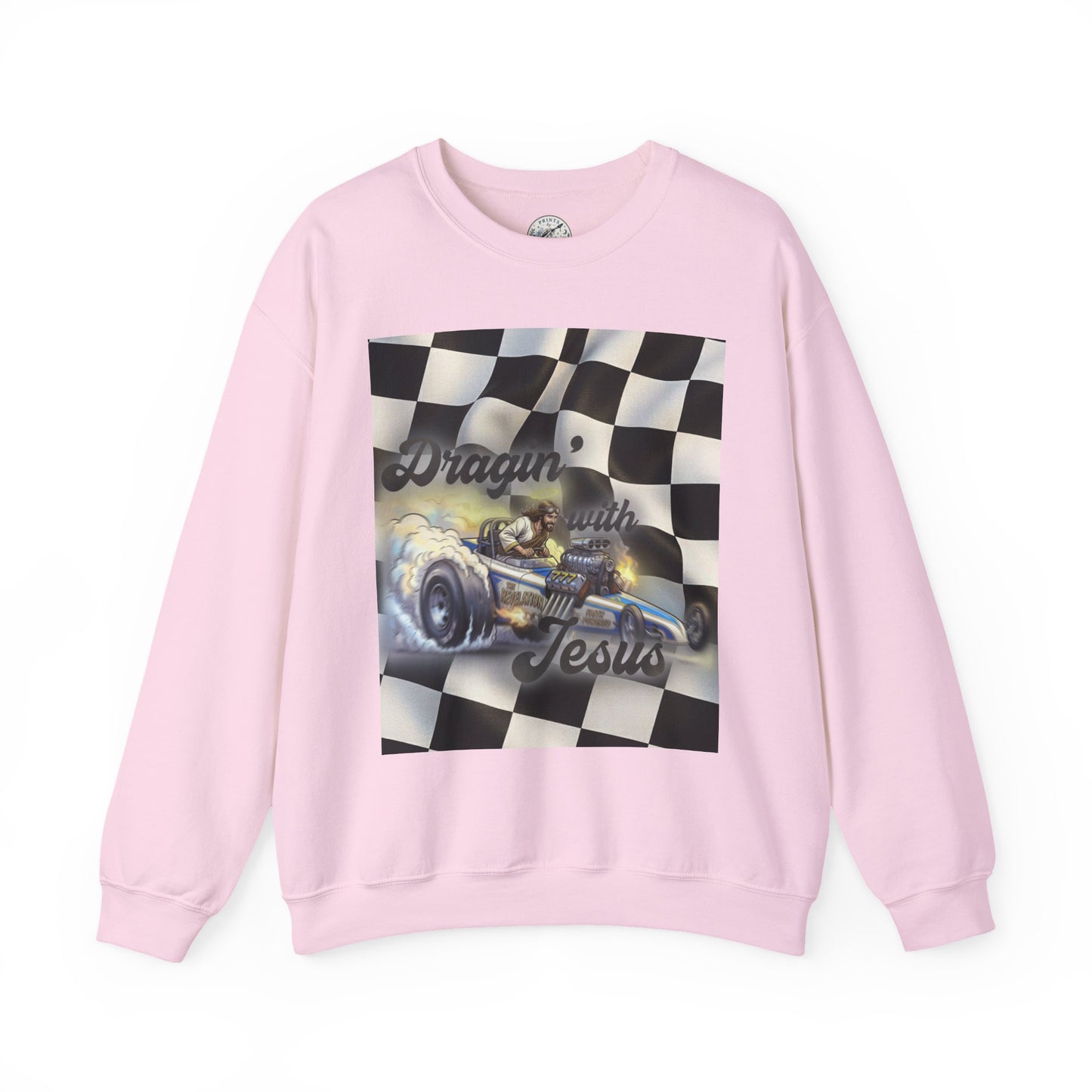 Dragon with Jesus Unisex Heavy Blend™ Crewneck Sweatshirt