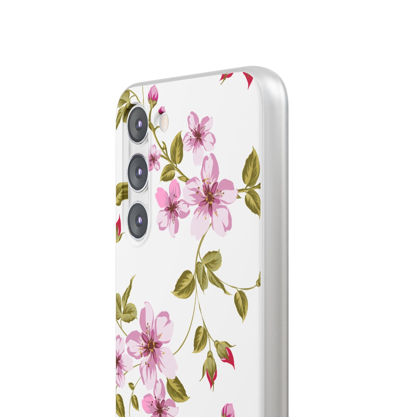 Floral Pink Blossom Phone Case — Slim Flexi Protective Case