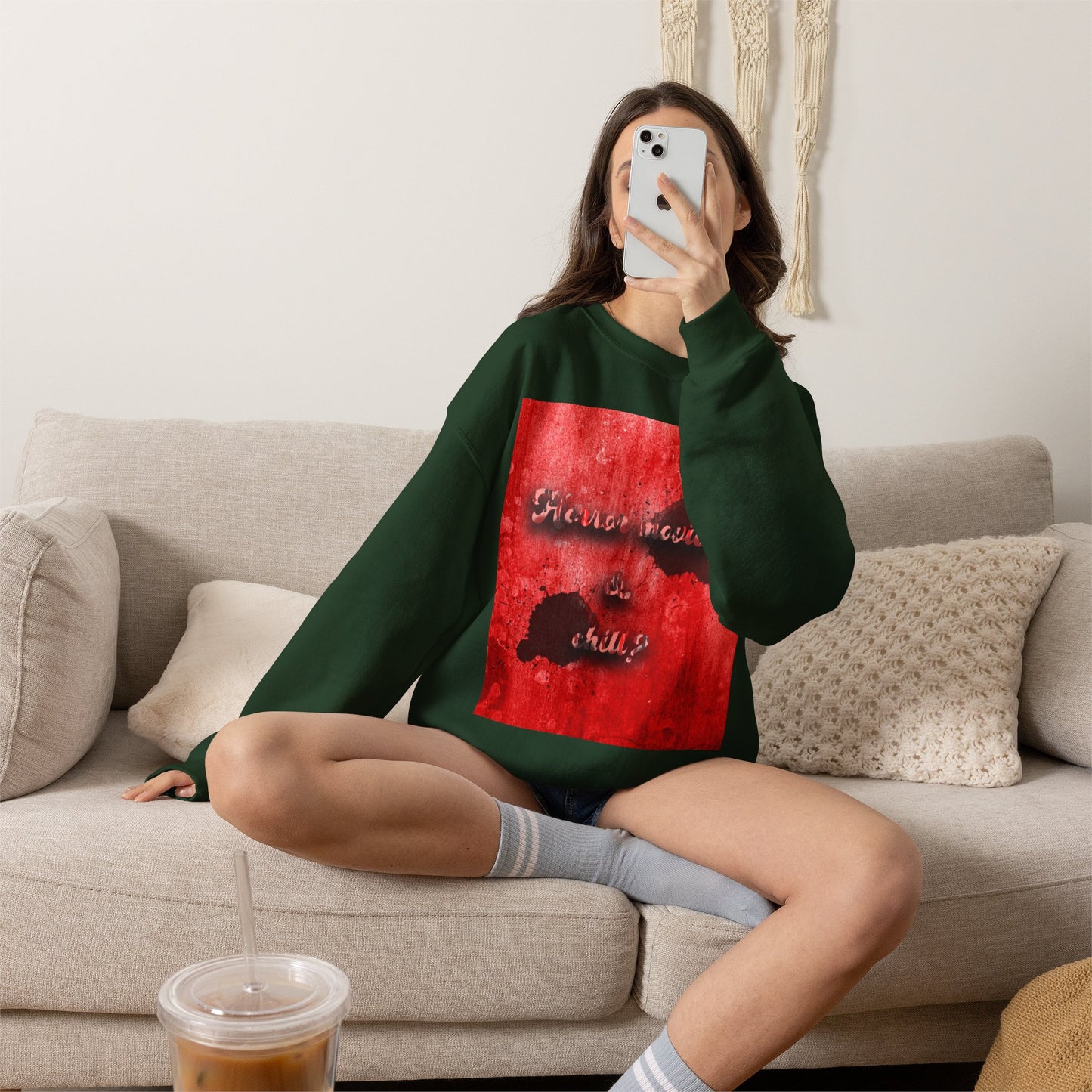 Horror movies & chill Unisex Heavy Blend™ Crewneck Sweatshirt