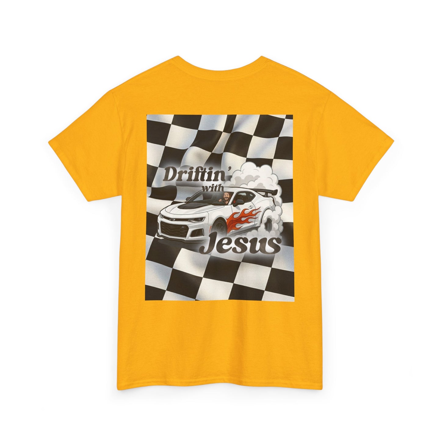 Driftin' With Jesus T-Shirt — Christian Car Racing Tee