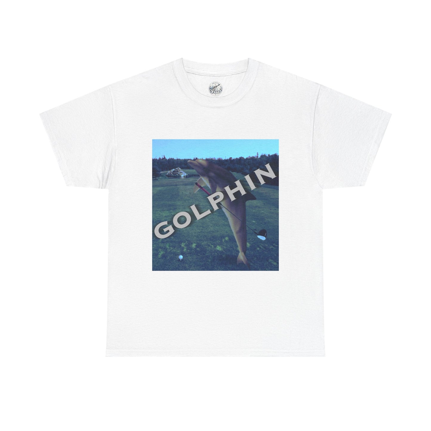 Golphin Golf Tee Shirt - Vintage Dolphin Golf Graphic Tee