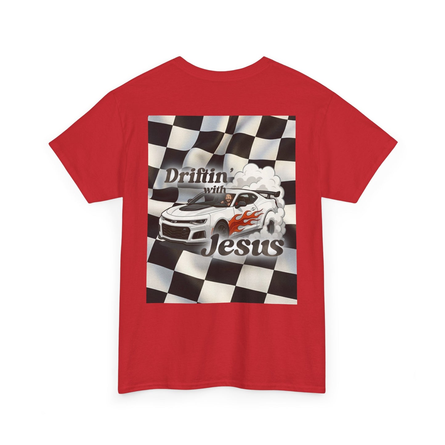 Driftin' With Jesus T-Shirt — Christian Car Racing Tee