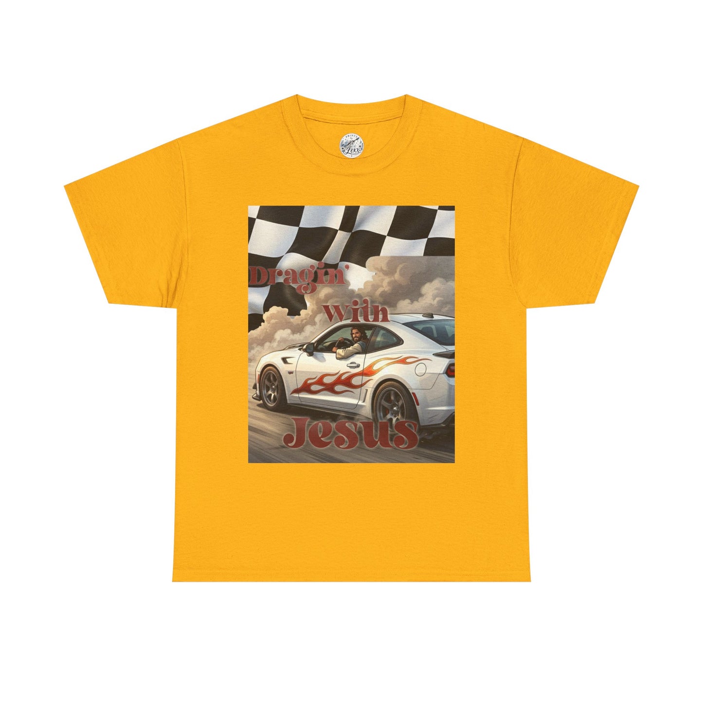 Racing With Jesus T-Shirt — Faith & Speed Graphic Tee