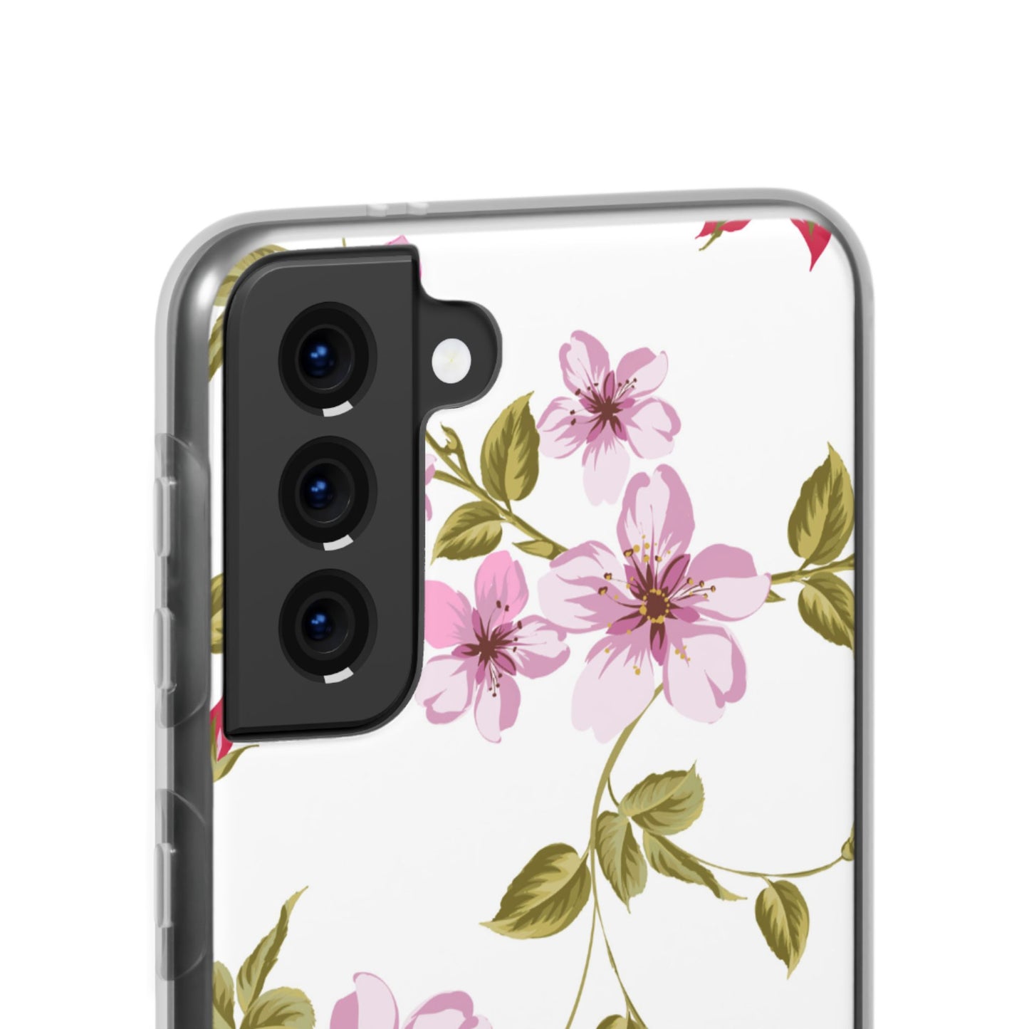 Floral Pink Blossom Phone Case — Slim Flexi Protective Case