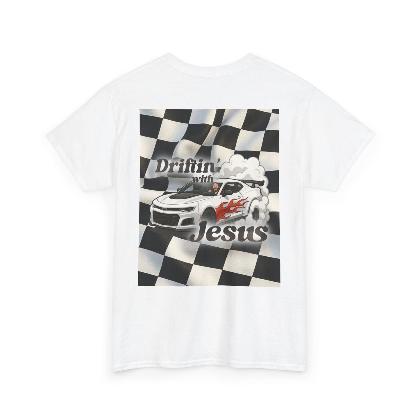 Driftin' With Jesus T-Shirt — Christian Car Racing Tee