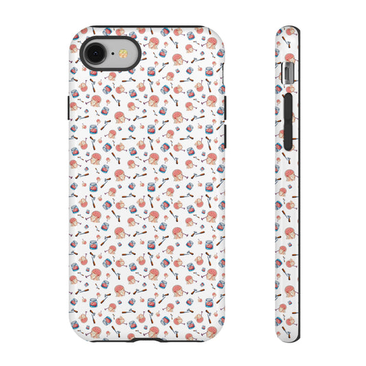 Lobotomy design Tough Phone Case – Durable Protective Cover with lobotomy Pattern
