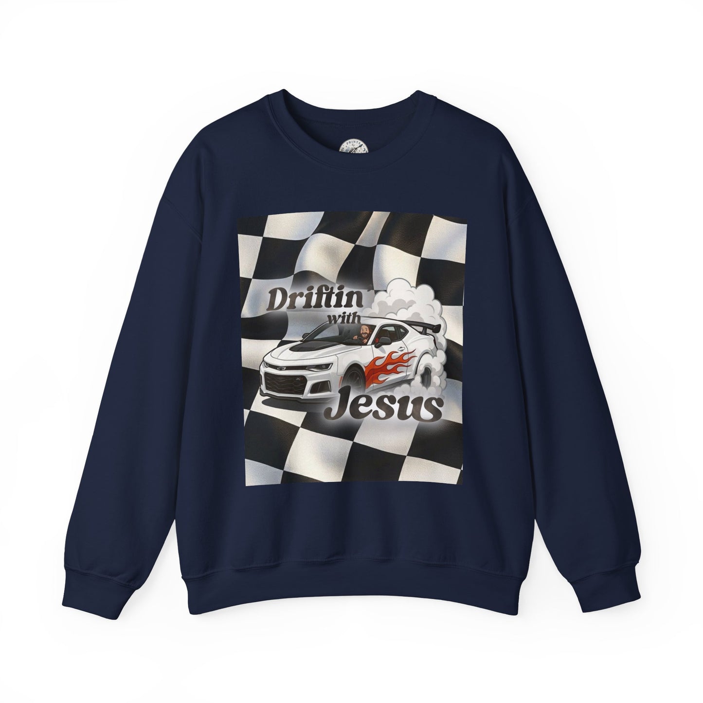Drifting with Jesus Unisex Heavy Blend™ Crewneck Sweatshirt