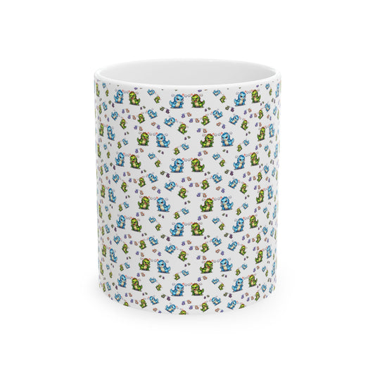 Dinosaur print Ceramic Mug, (11oz, 15oz)