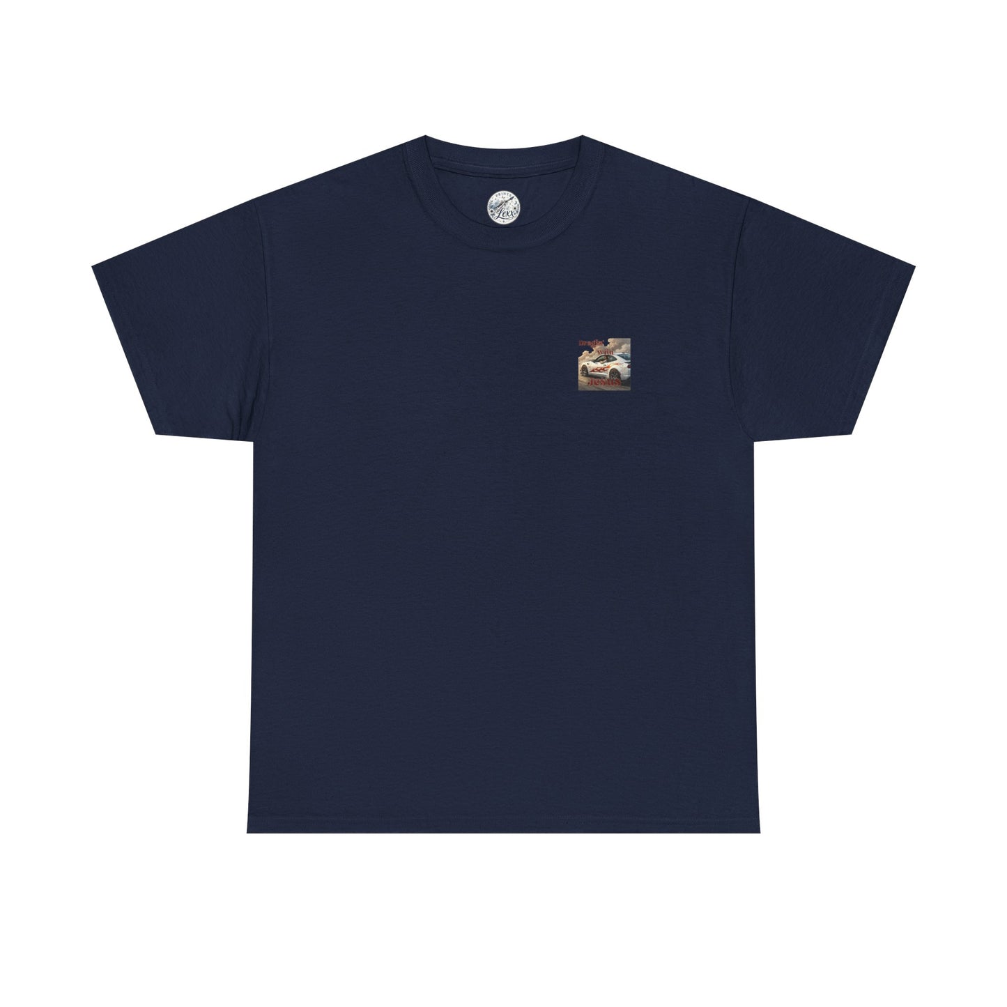 T-Shirt — "Dragin' With Jesus" Retro Racing Graphic Tee