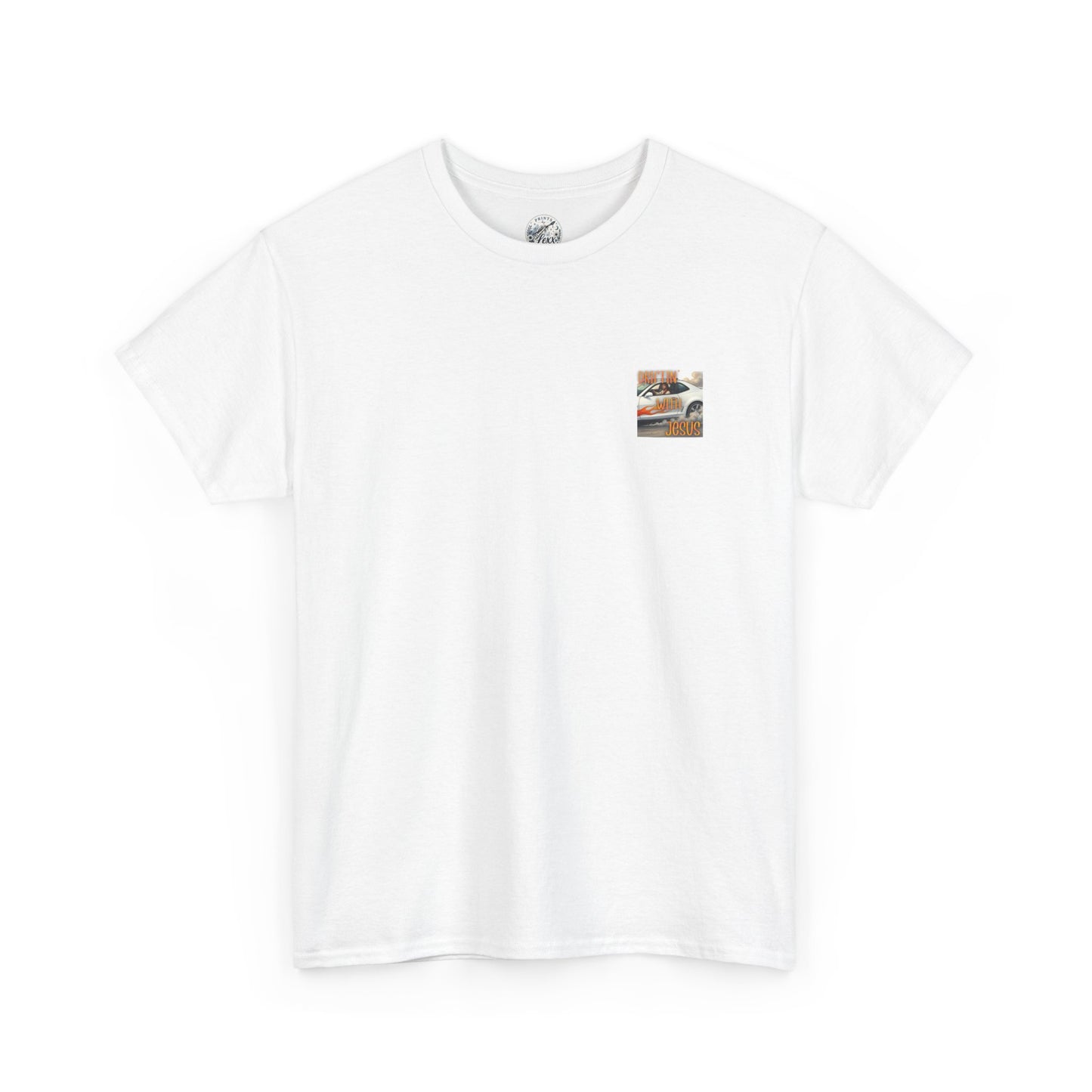 Driftin' With Jesus T-Shirt — Vintage Car Faith Graphic Tee