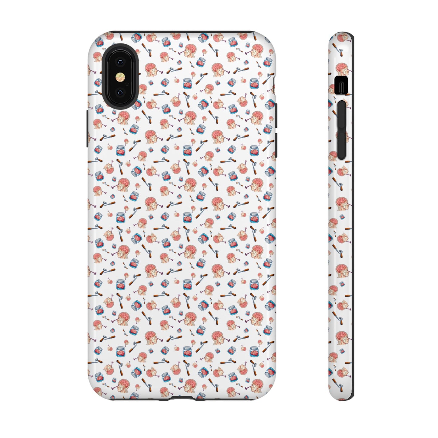 Lobotomy design Tough Phone Case – Durable Protective Cover with lobotomy Pattern