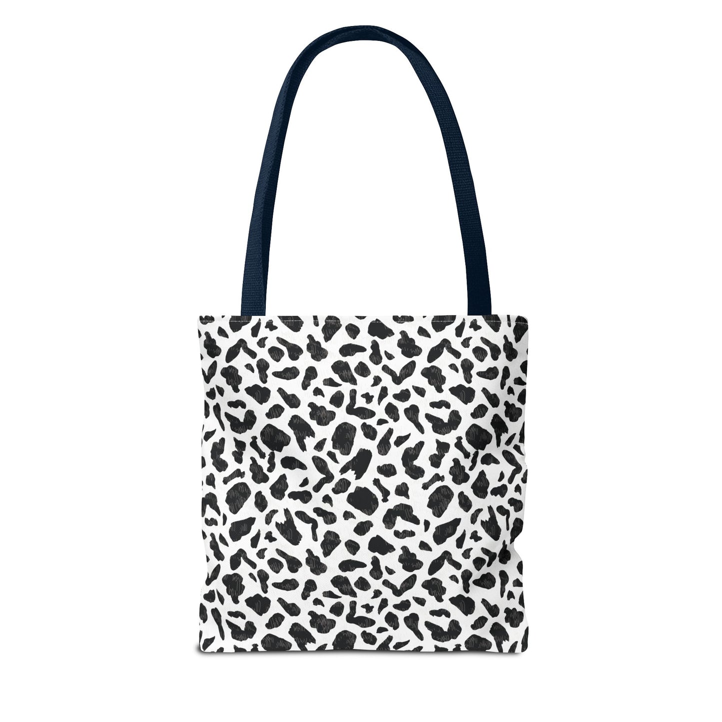 Cow Print Tote Bag – Black & White AOP Canvas Tote