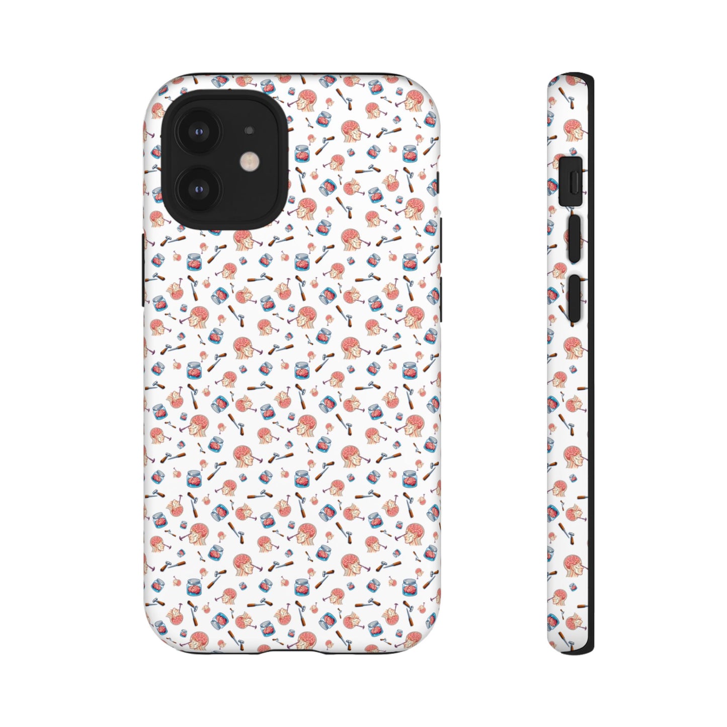 Lobotomy design Tough Phone Case – Durable Protective Cover with lobotomy Pattern