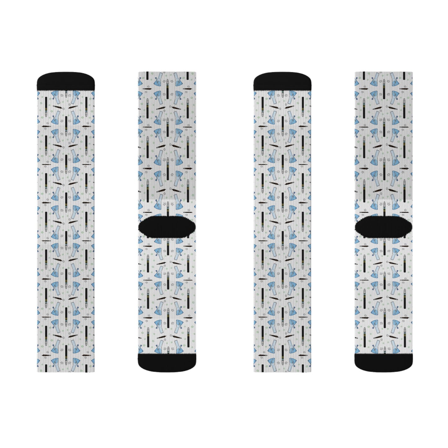 Bong & Penjamin Sublimation Socks — bong & PenjaminCrew Novelty Crew Socks