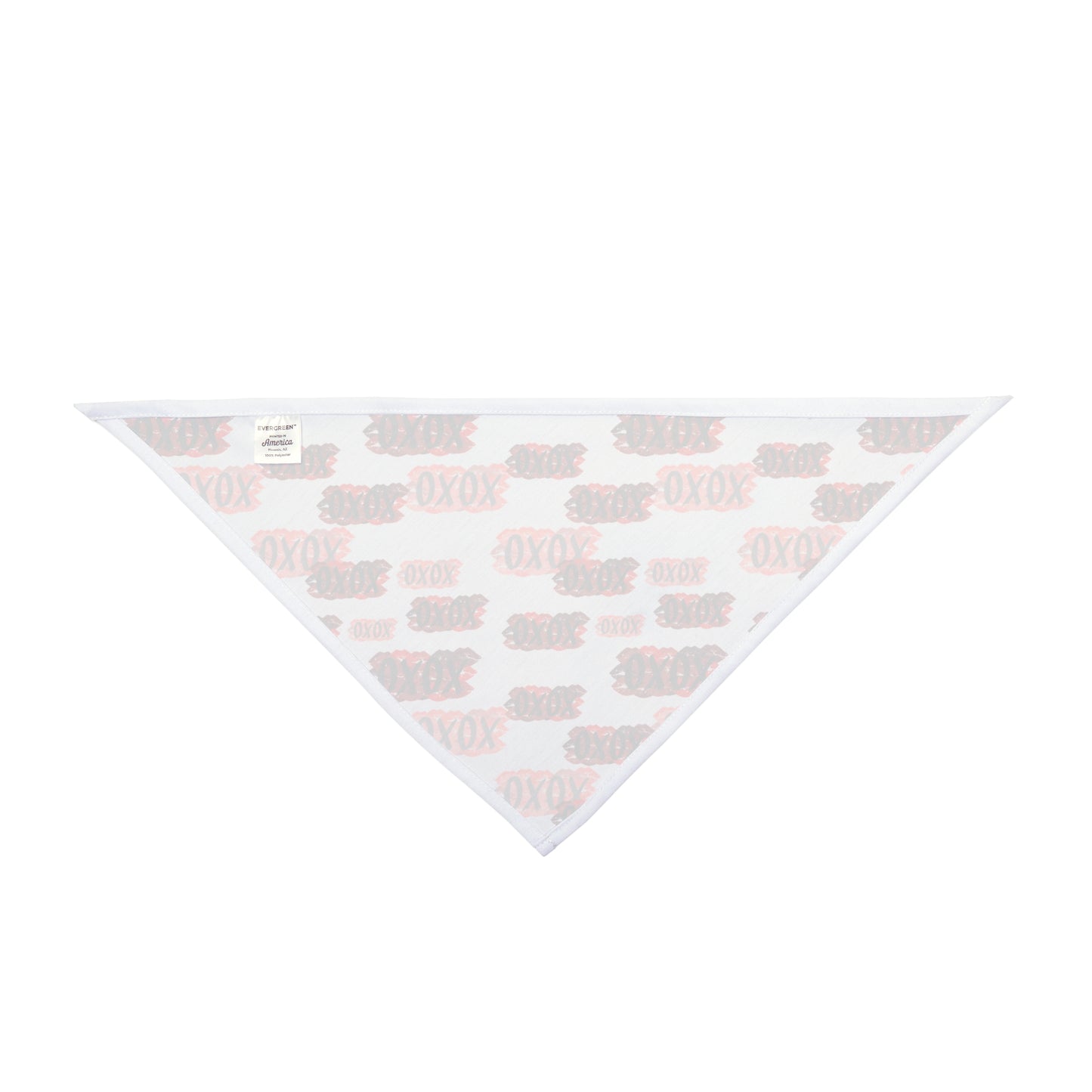 Pet Bandana — Red & Pink "XOXO" Valentine Dog Bandana
