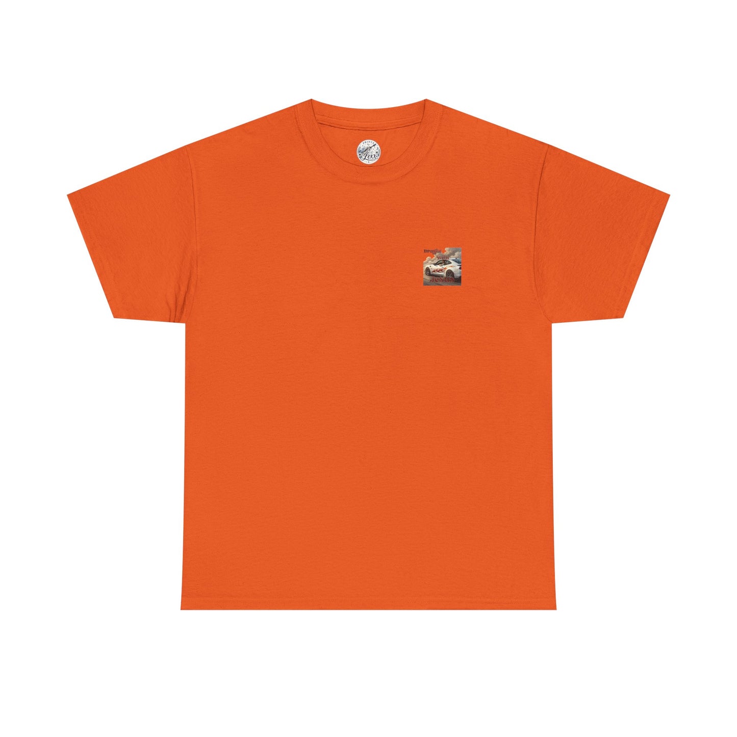 T-Shirt — "Dragin' With Jesus" Retro Racing Graphic Tee