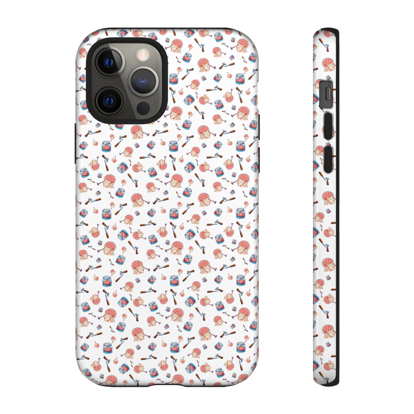 Lobotomy design Tough Phone Case – Durable Protective Cover with lobotomy Pattern