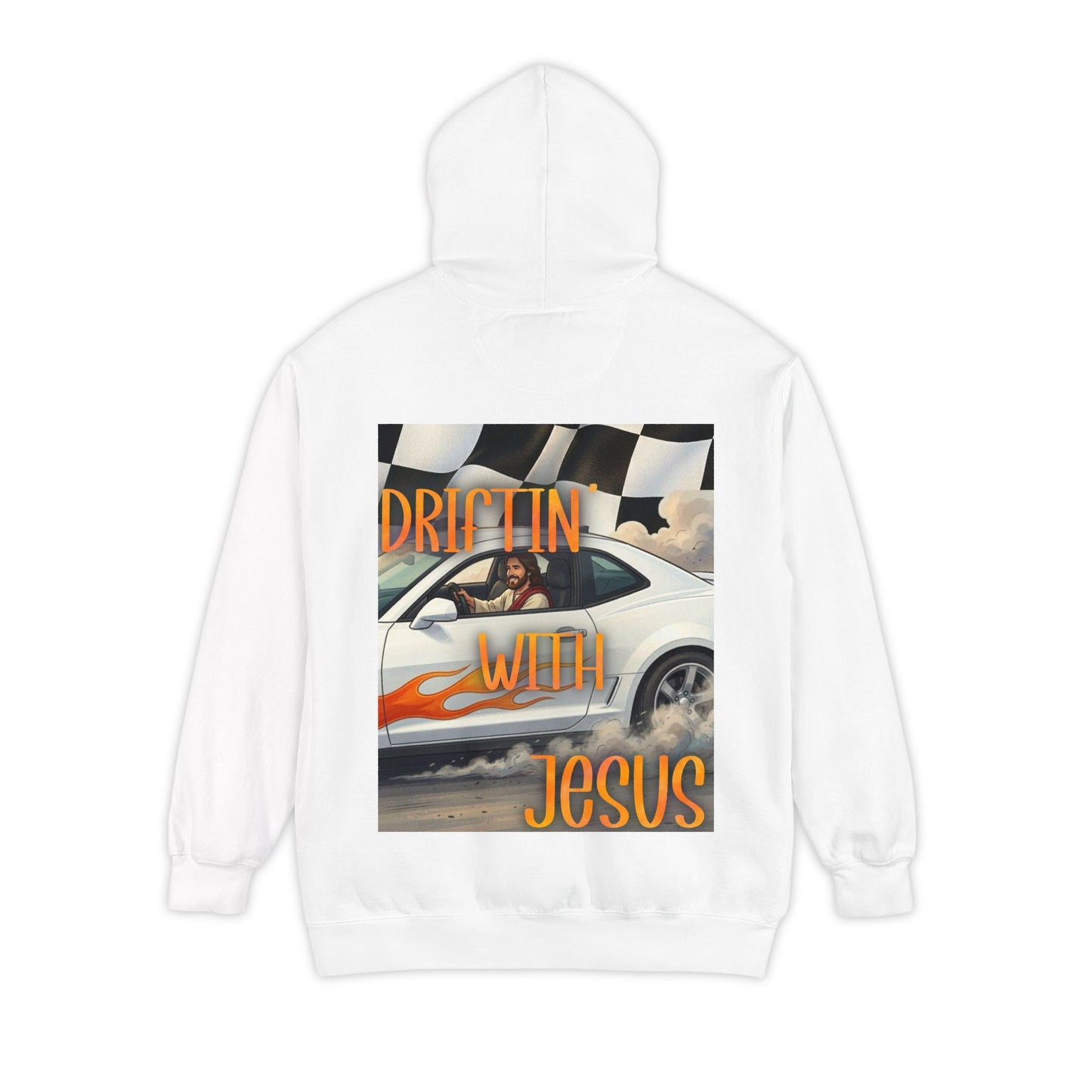 Drifting with jesus Hoodie — racing Graphic