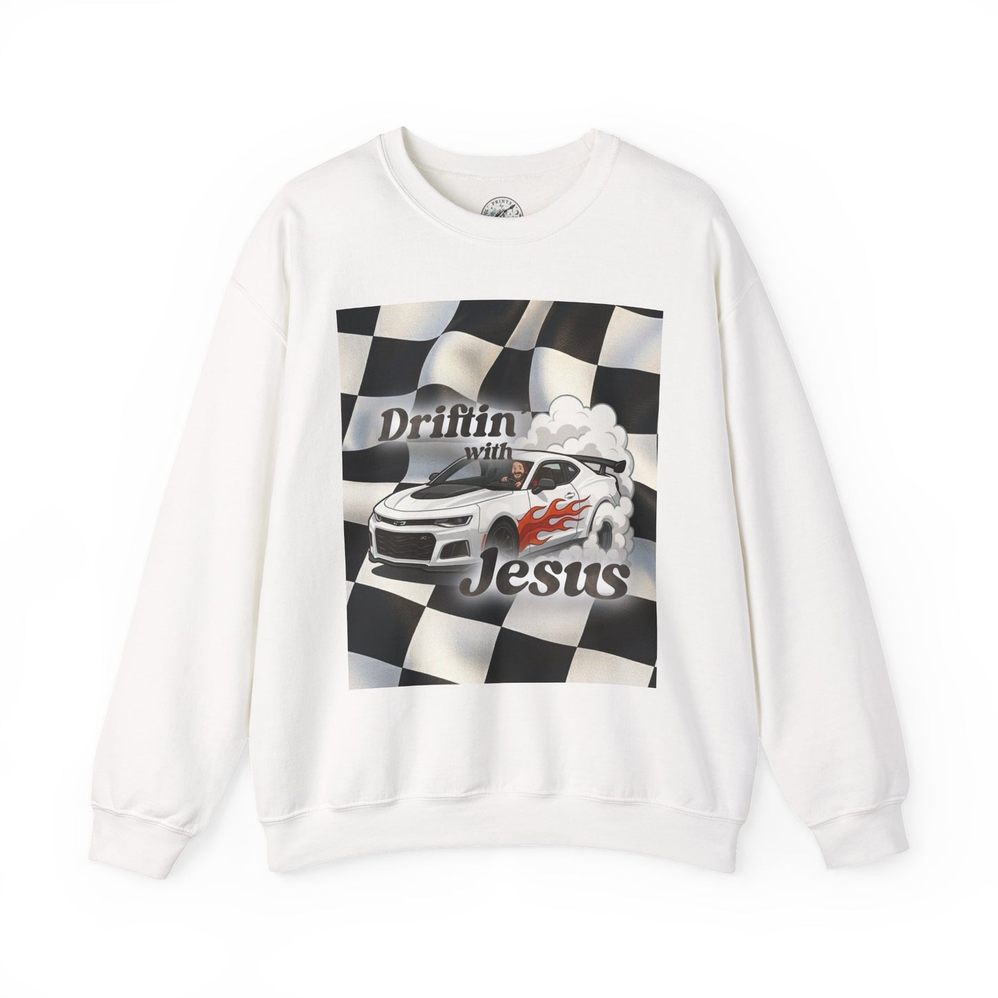 Drifting with Jesus Unisex Heavy Blend™ Crewneck Sweatshirt